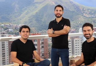 Santiago Suarez, Daniel Vallejo e Elmer Ortega, fundadores da ADDI - Divulgação