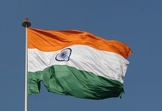 Bandeira da Índia - Reprodução