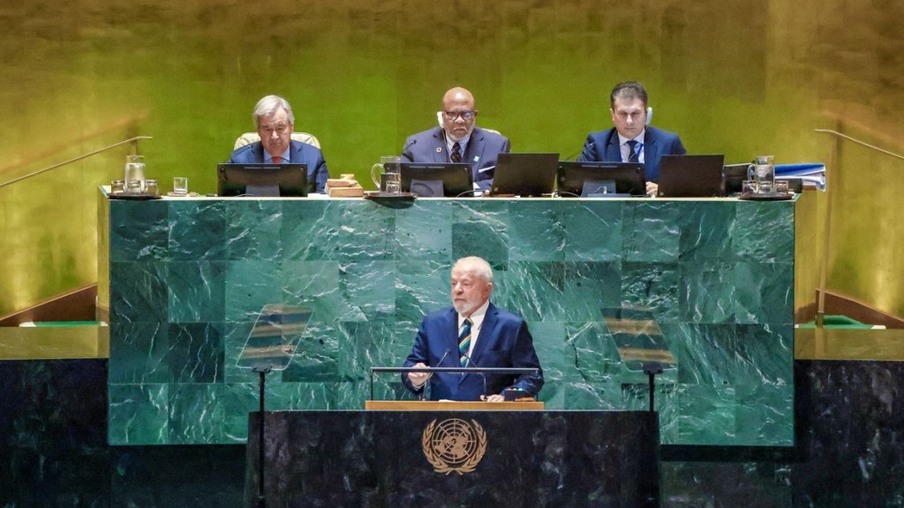 Presidente Lula (PT) discursa na abertura da Assembleia-Geral da ONU (19.09.2023) - Ricardo Stuckert, para a Presidência da República