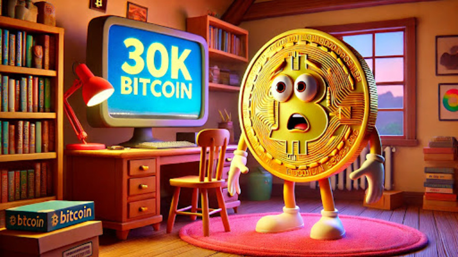 Virada chocante para o Bitcoin - 30k
