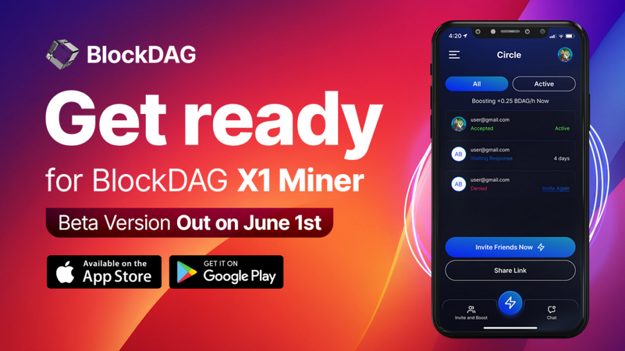 BlockDAG lançará o app X1 em 1º de junho de 2024, apesar da volatilidade do Ethereum e Uniswap