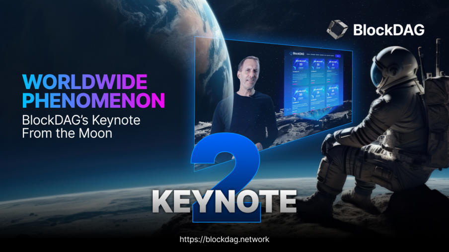 Lançamento do Keynote 2 da BlockDAG gera alvoroço com presale próxima de $40,8M