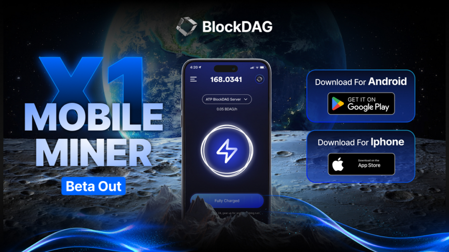 O X1 Miner App da BlockDAG Network, de mineração de criptomoedas, está disponível na App Store